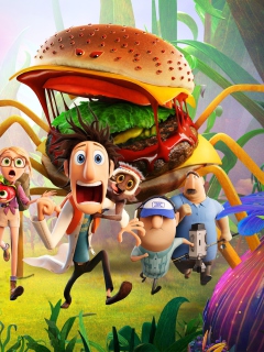 Sfondi Cloudy With A Chance Of Meatballs 240x320
