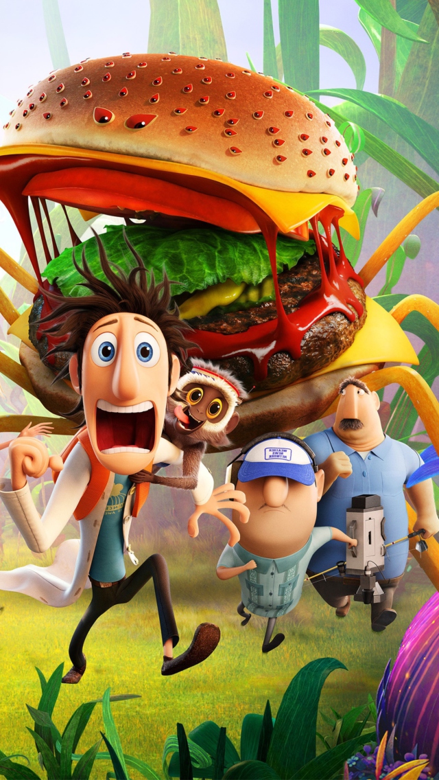 Das Cloudy With A Chance Of Meatballs Wallpaper 640x1136