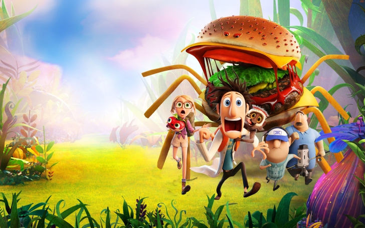 Screenshot №1 pro téma Cloudy With A Chance Of Meatballs