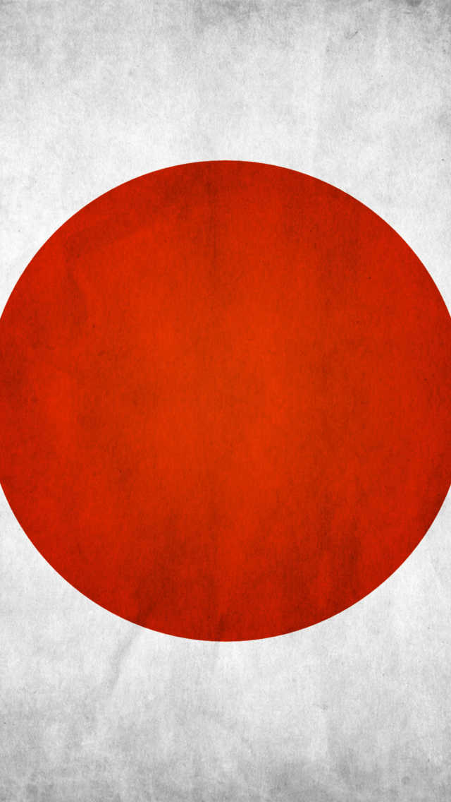 Fondo de pantalla Japan Flag 640x1136