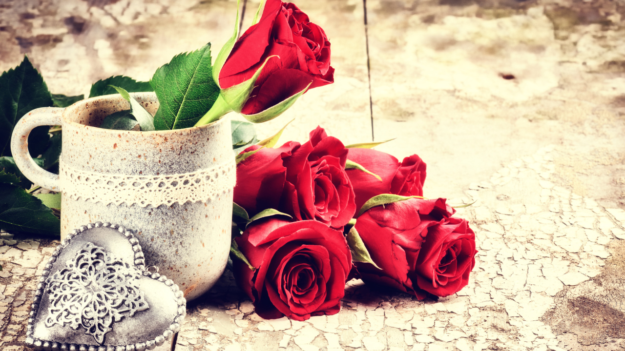 Valentines Day Roses wallpaper 1280x720