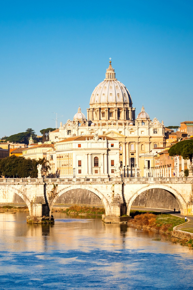 Screenshot №1 pro téma Ponte Sant Angelo in Rome 640x960