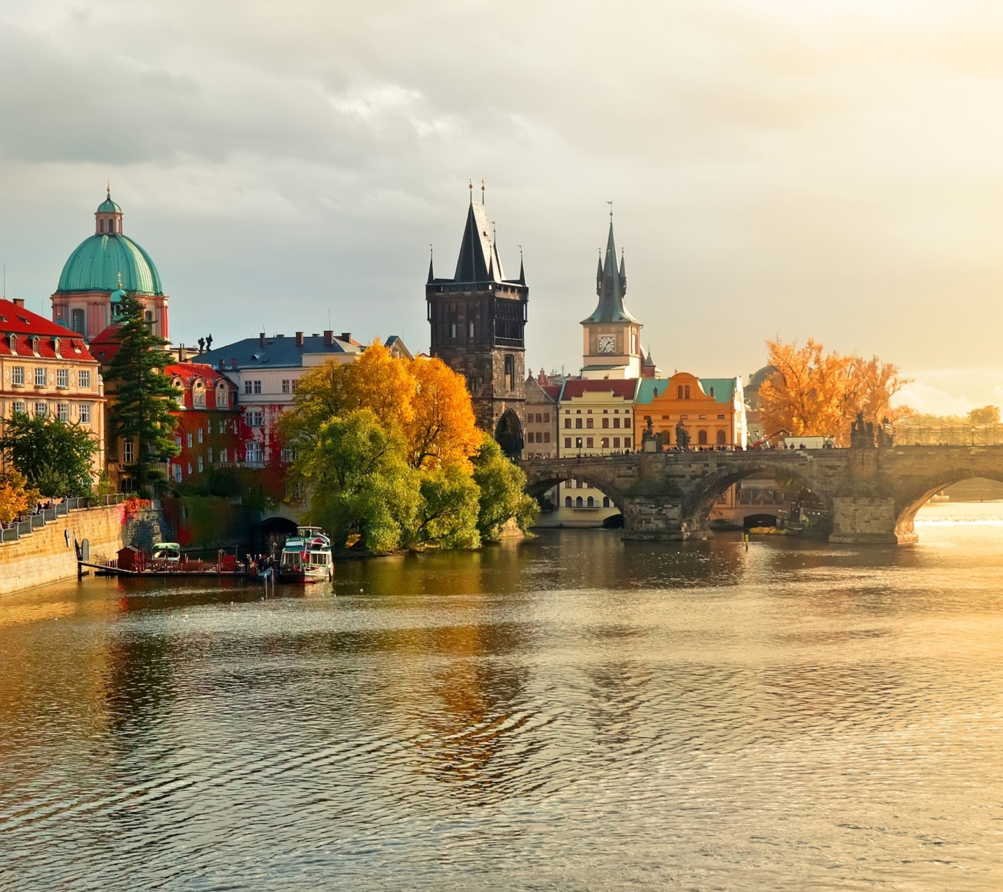 Das Charles Bridge Wallpaper 1440x1280