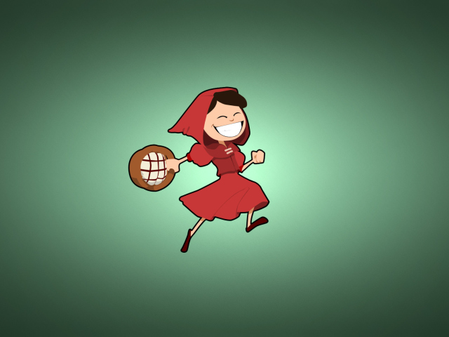 Das Red Riding Hood Wallpaper 640x480
