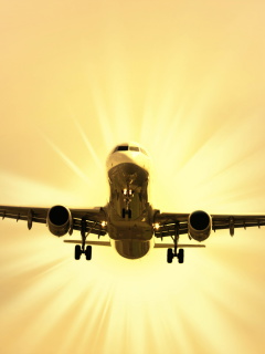 Das Airplane Takeoff Wallpaper 240x320