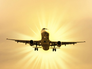 Airplane Takeoff wallpaper 320x240