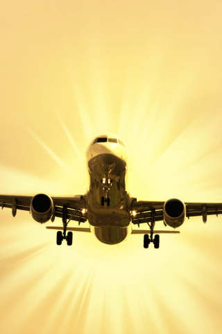 Airplane Takeoff wallpaper 320x480