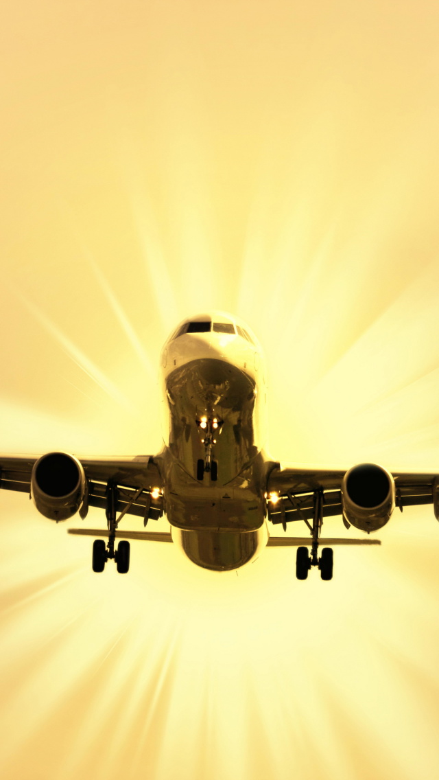 Das Airplane Takeoff Wallpaper 640x1136