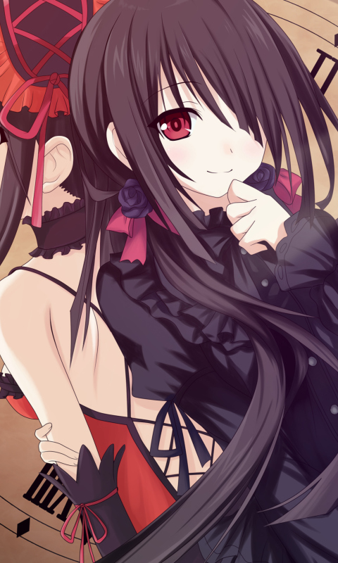 Screenshot №1 pro téma Date A Live, Tokisaki Kurumi 480x800