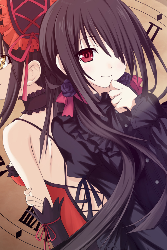 Sfondi Date A Live, Tokisaki Kurumi 640x960