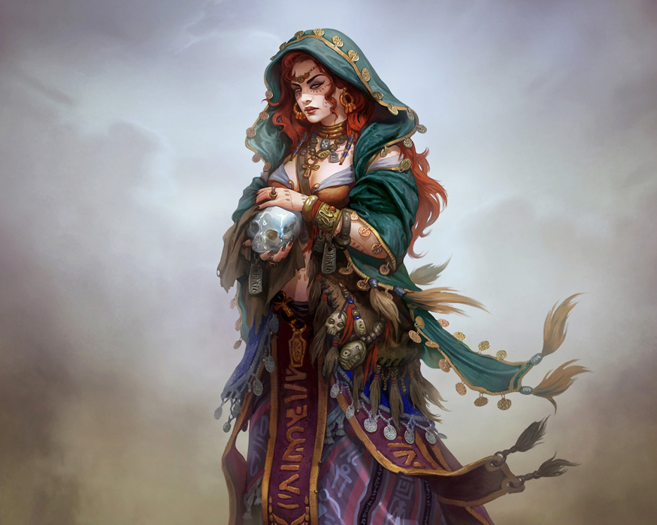 Обои Gypsy Witchcraft in Romani mythology 1280x1024