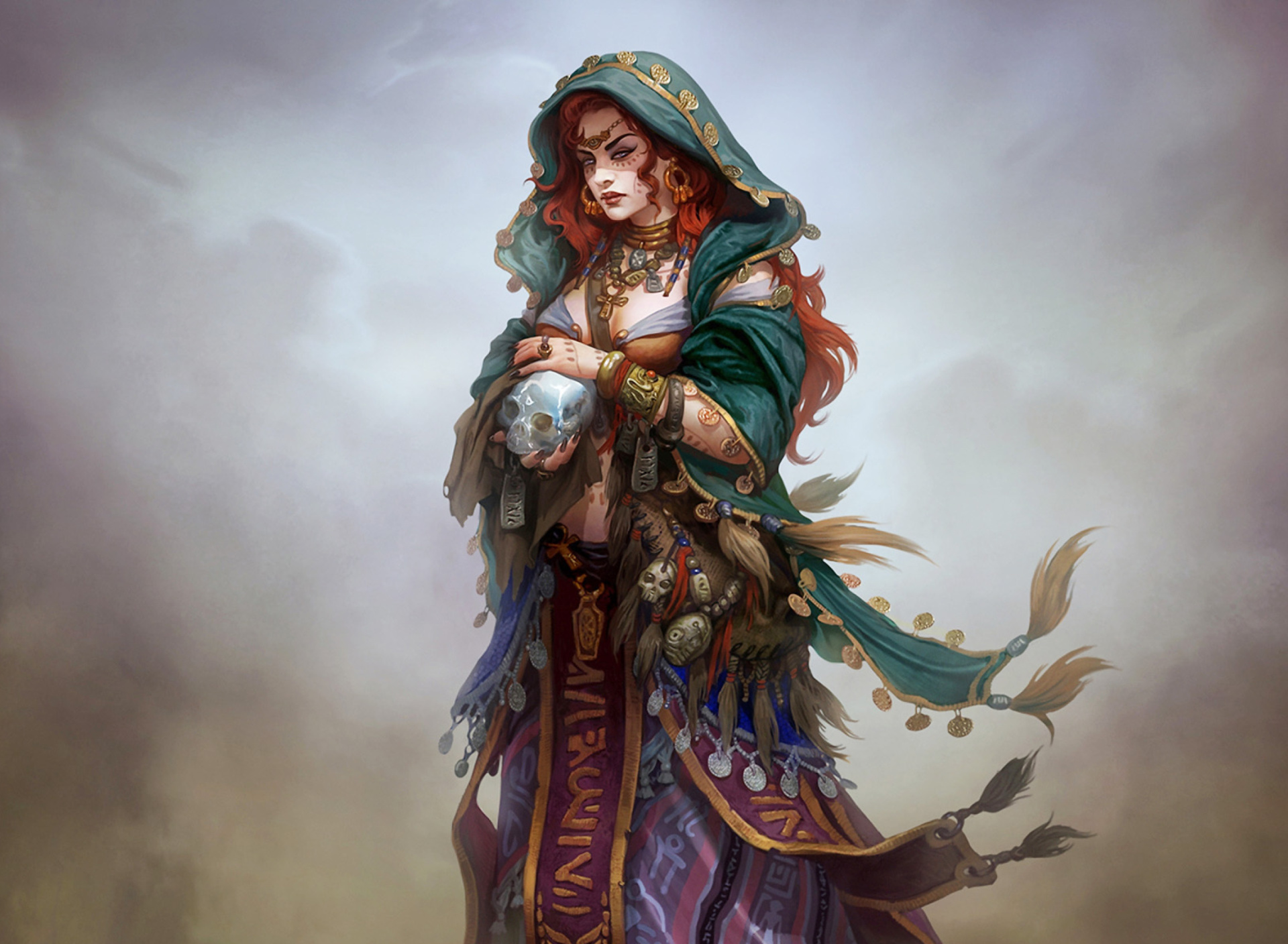 Das Gypsy Witchcraft in Romani mythology Wallpaper 1920x1408