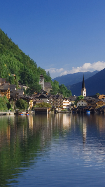 Fondo de pantalla Hallstatt Salzkammergut - Austria 360x640