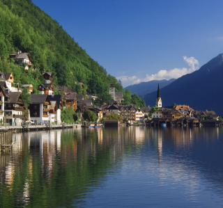 Hallstatt Salzkammergut - Austria - Obrázkek zdarma pro iPad