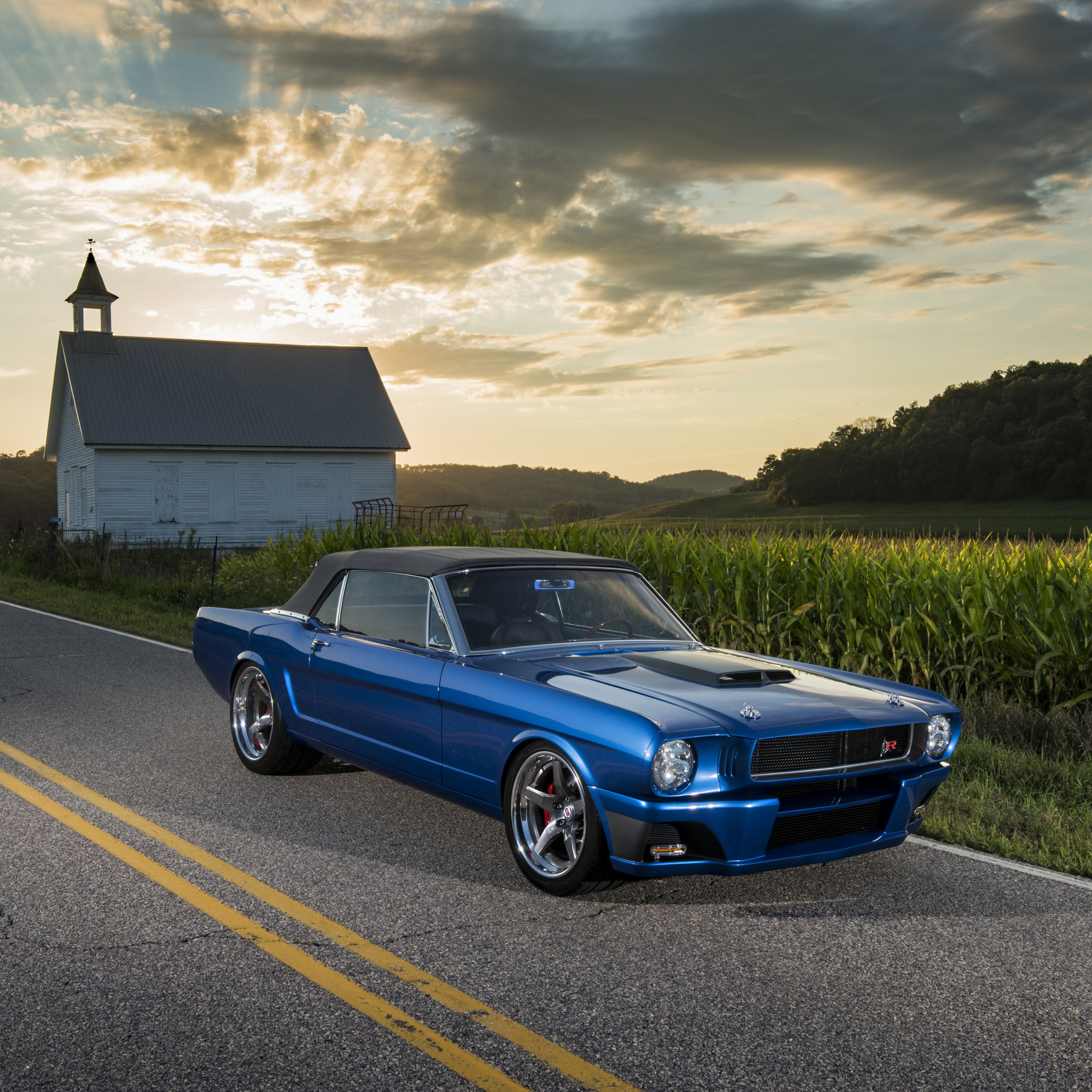 Das 1965 Convertible Mustang Ballistic Ringbrothers Wallpaper 2048x2048