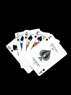 Das Royal Flush Wallpaper 240x320