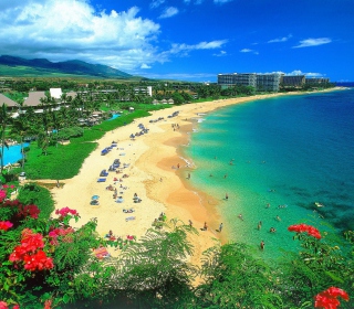 Kaanapali Beach Maui Hawaii - Obrázkek zdarma pro iPad Air