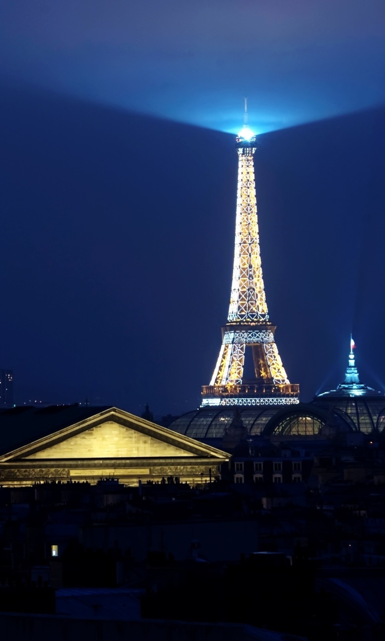 Обои Paris Night 768x1280