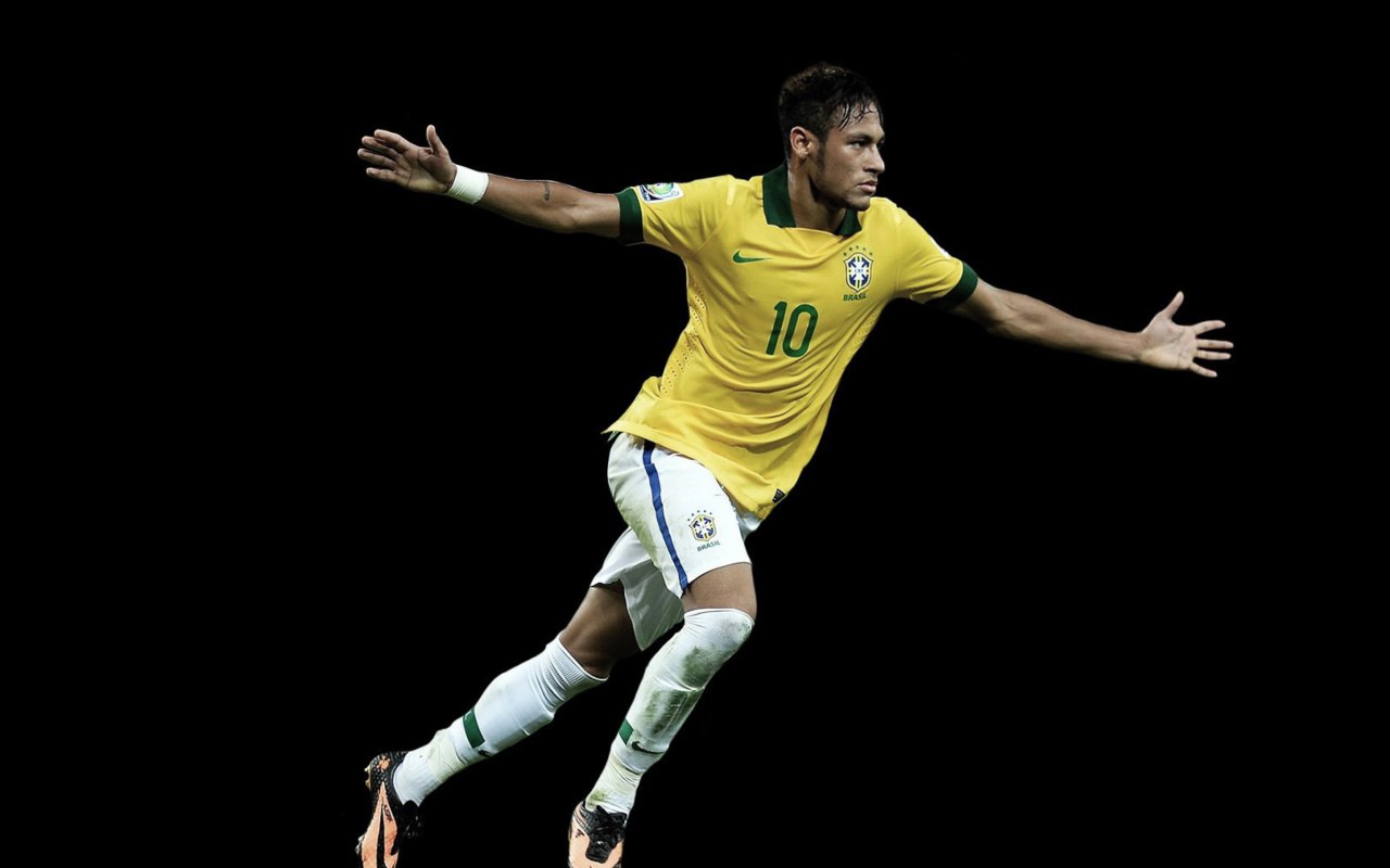 Fondo de pantalla Neymar Brazil Football Player 1280x800