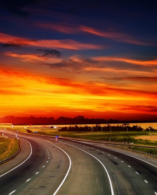 Sunset Highway - Obrázkek zdarma pro Nokia X6