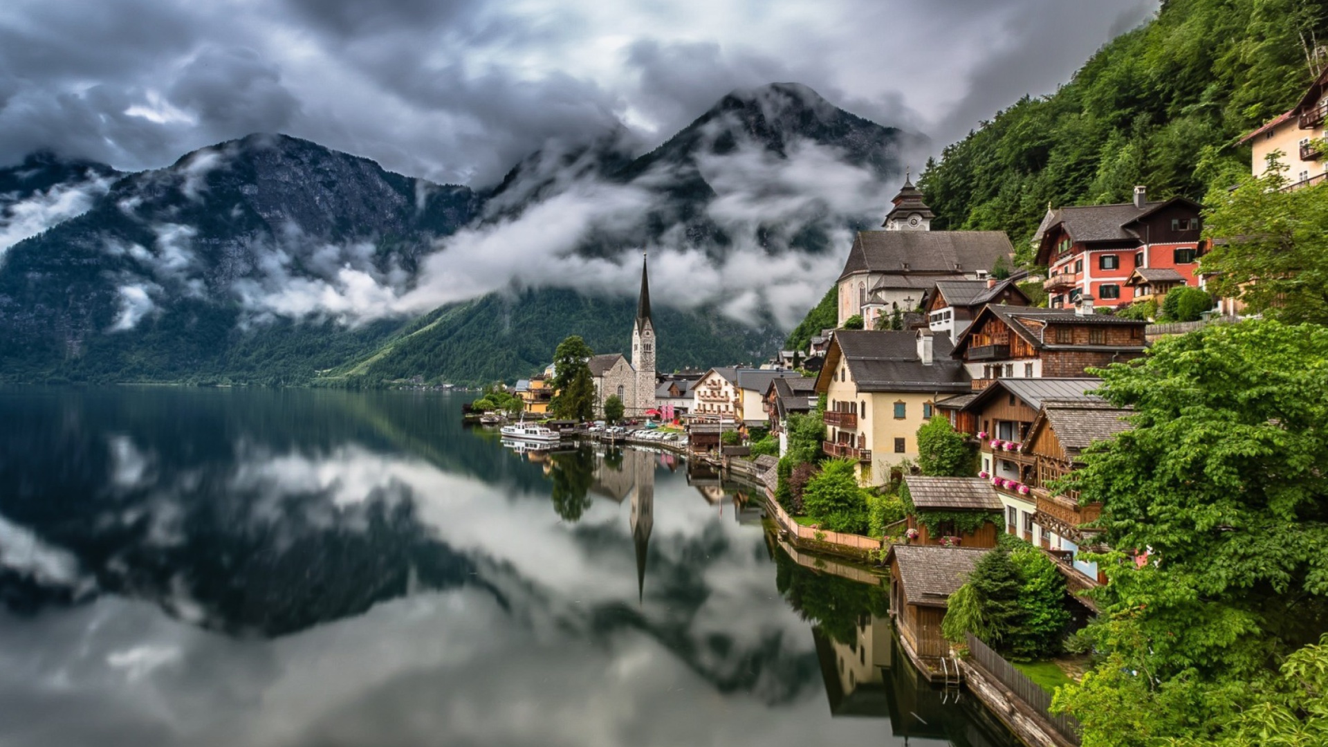 Screenshot №1 pro téma Hallstatt, Salzkammergut 1920x1080