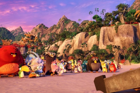 Das The Angry Birds Movie Wallpaper 480x320