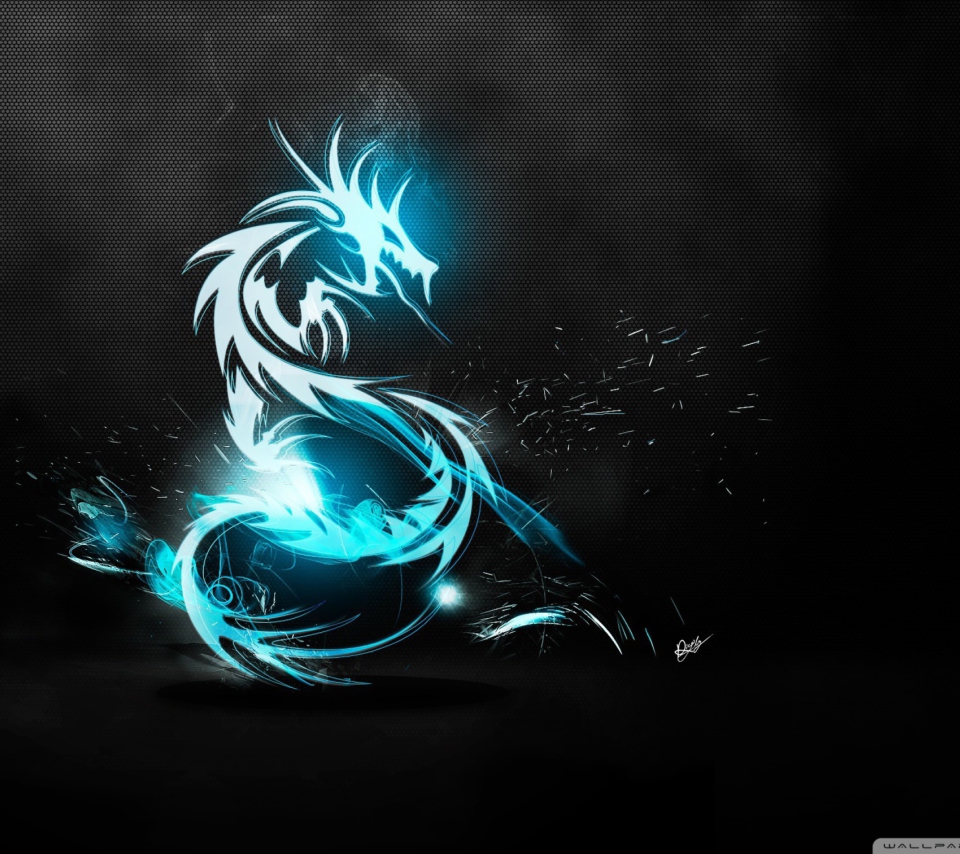 Screenshot №1 pro téma Blue Dragon Symbol 960x854