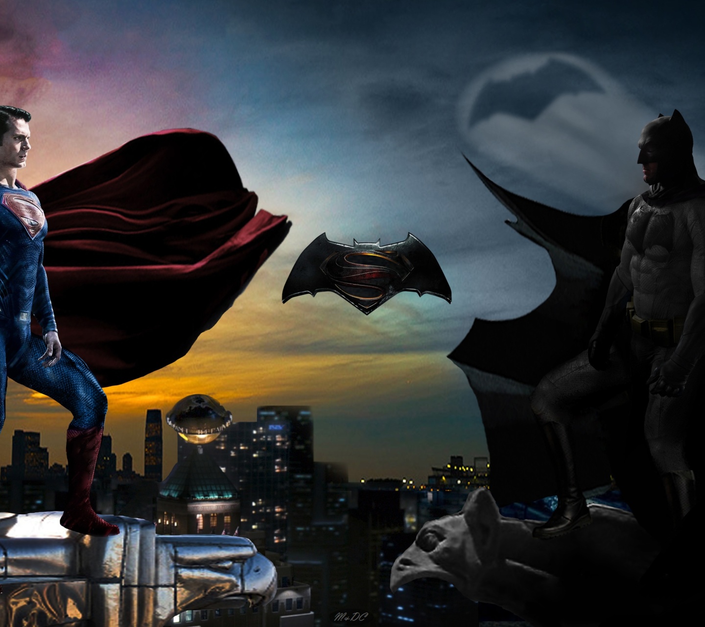 Fondo de pantalla Batman VS Superman 1440x1280