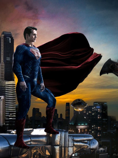 Обои Batman VS Superman 480x640