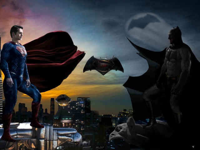 Das Batman VS Superman Wallpaper 640x480