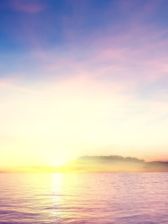 Tropical Island Sunset screenshot #1 240x320