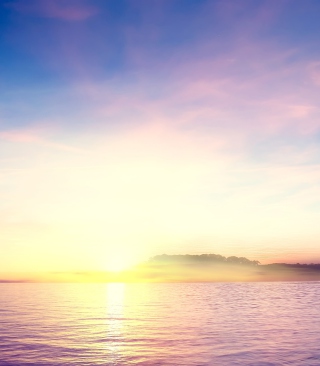 Tropical Island Sunset - Obrázkek zdarma pro Nokia Asha 308