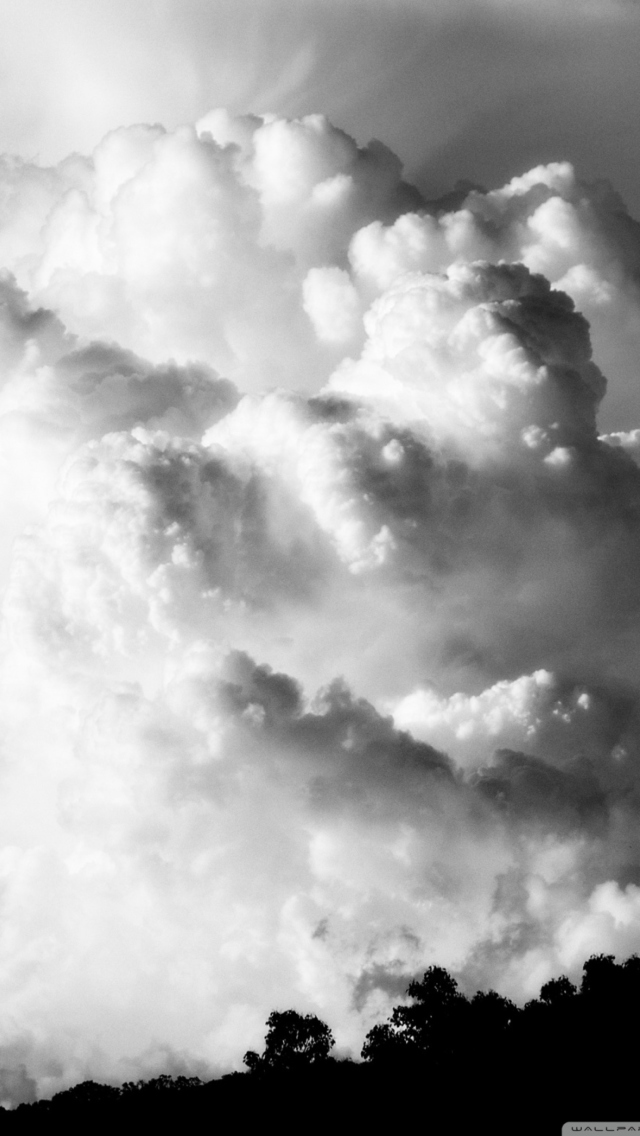 Explosive Clouds wallpaper 640x1136