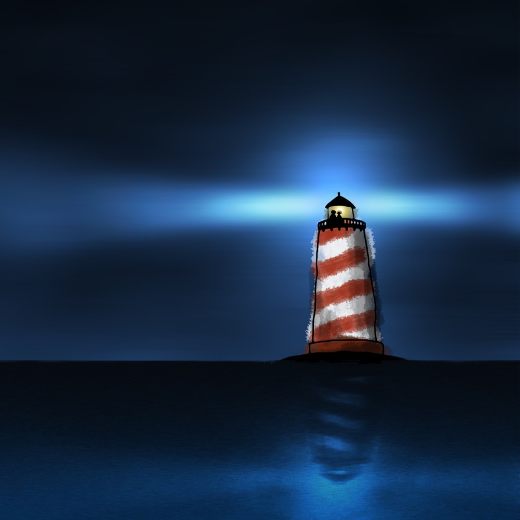 Lighthouse wallpaper 1024x1024