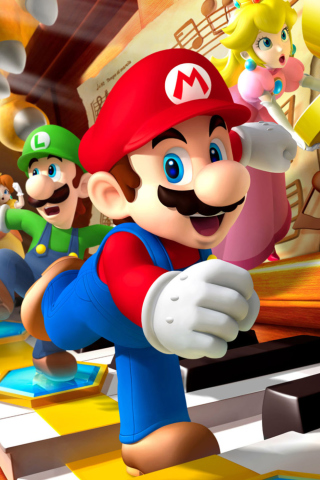 Screenshot №1 pro téma Mario Party - Super Mario 320x480