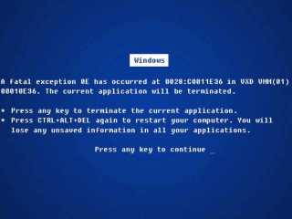 Screenshot №1 pro téma Windows Error 320x240