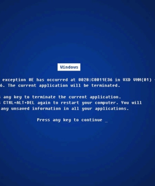 Windows Error - Obrázkek zdarma pro Nokia X2-02
