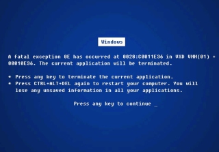 Windows Error - Obrázkek zdarma pro Nokia XL