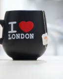 Das I Love London Mug Wallpaper 128x160