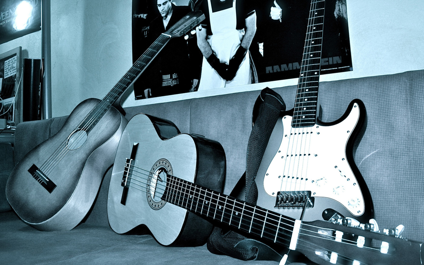 Rammstein guitars for metal music screenshot #1 1440x900