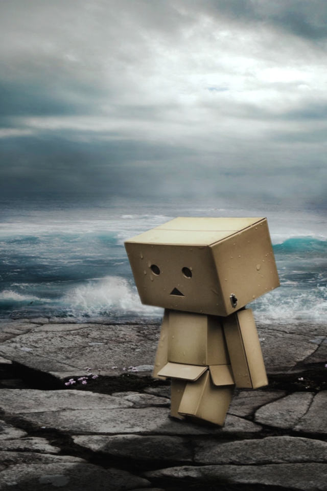 Screenshot №1 pro téma Danbo On Ocean Coast 640x960