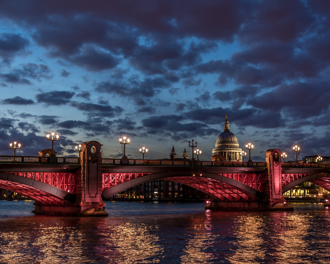 Fondo de pantalla Westminster Bridge in UK 1280x1024