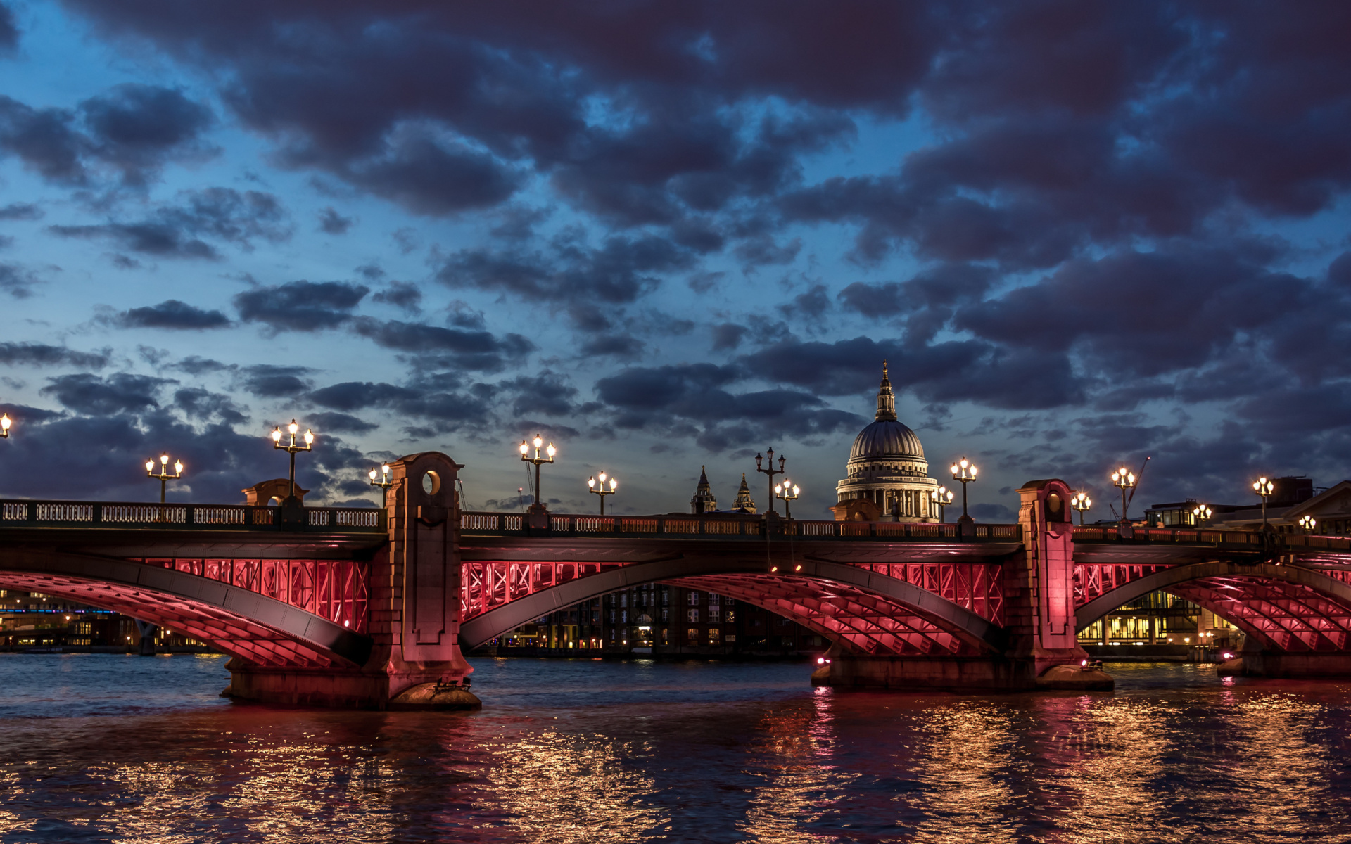 Das Westminster Bridge in UK Wallpaper 1920x1200