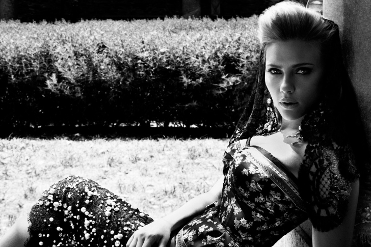 Screenshot №1 pro téma Scarlett Johansson Monochrome