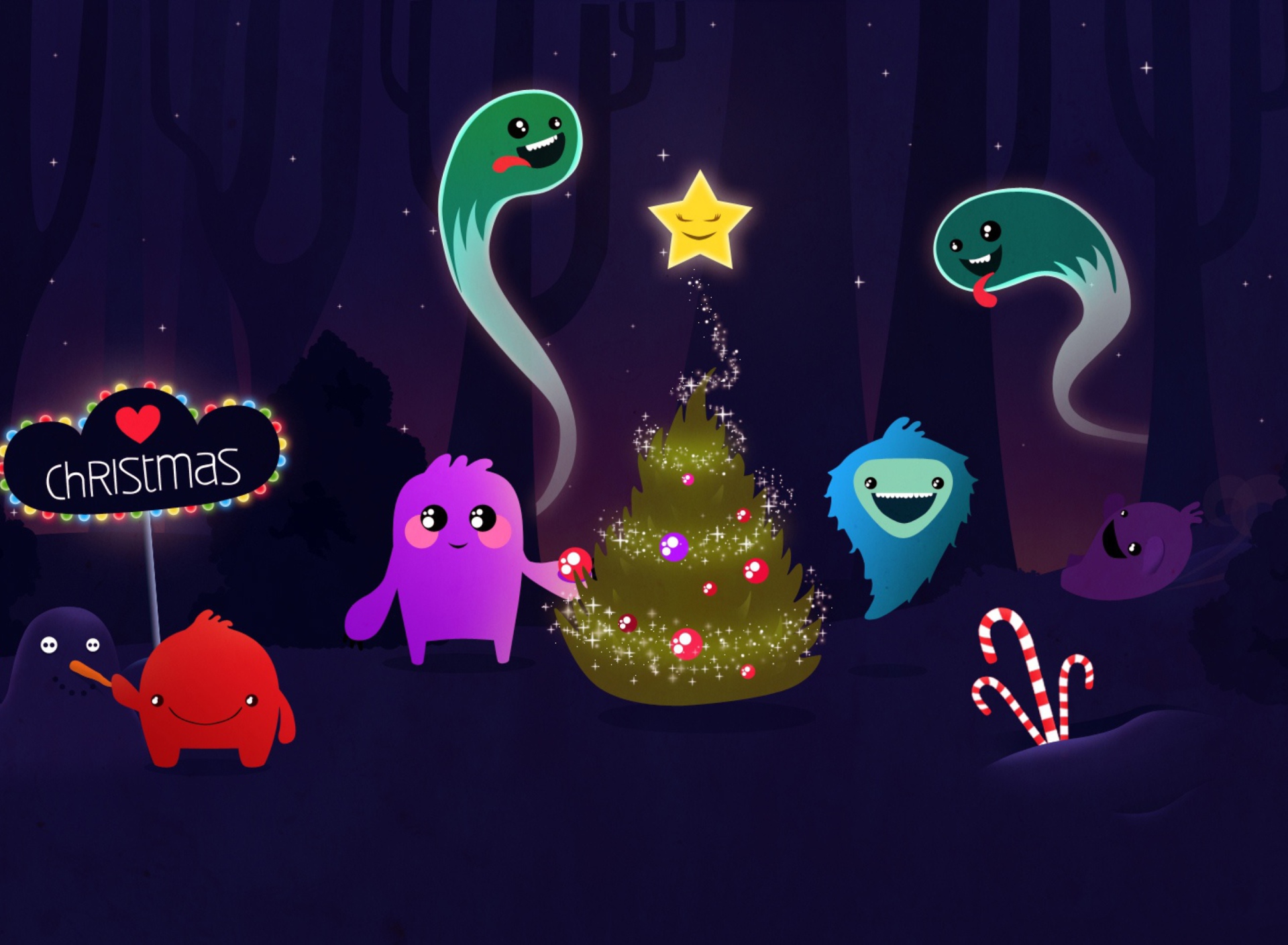 Screenshot №1 pro téma Christmas Characters 1920x1408