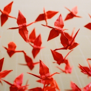 Origami - Obrázkek zdarma pro iPad mini