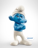 Sfondi Grouchy Smurf 128x160