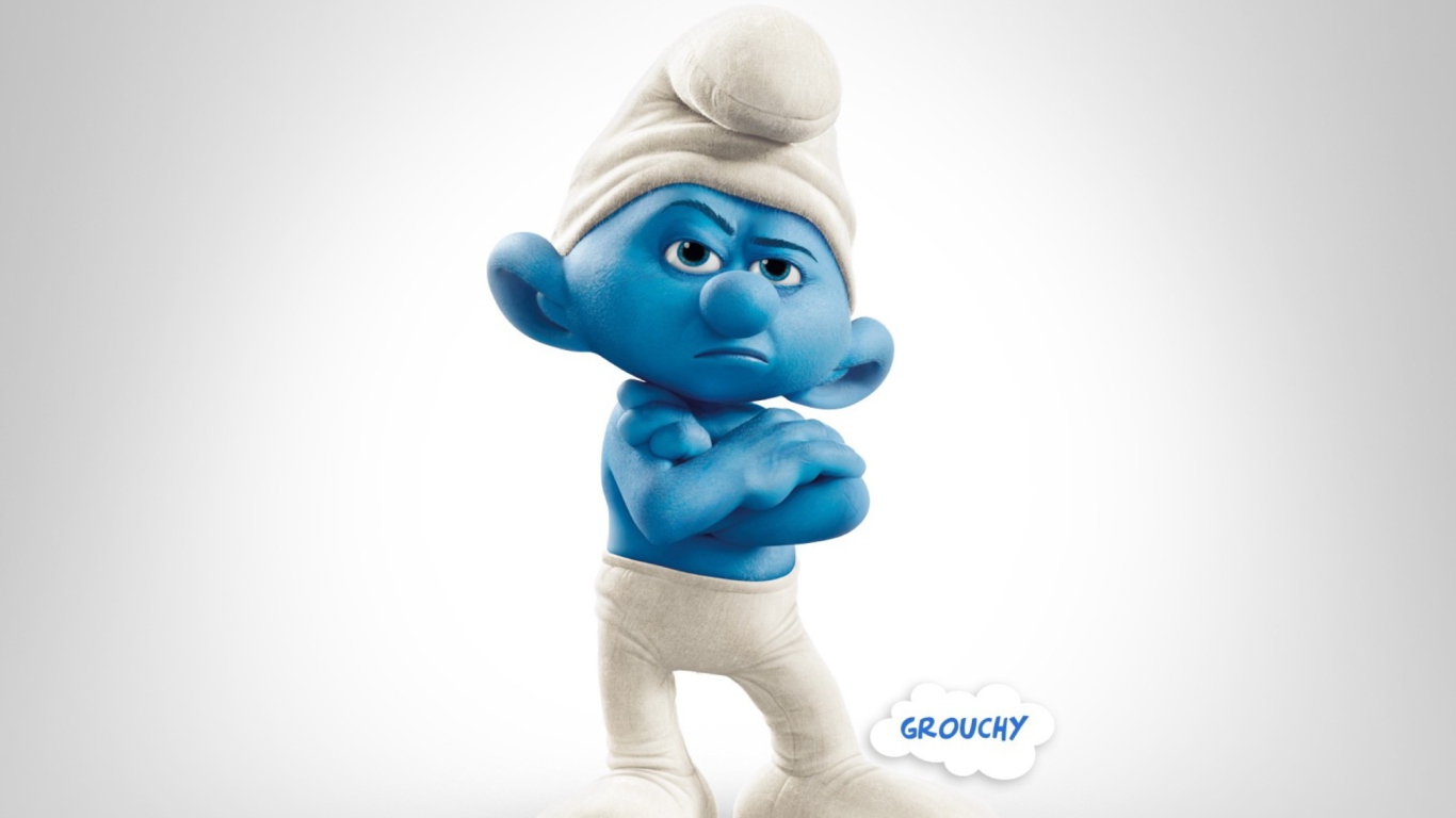 Grouchy Smurf screenshot #1 1366x768