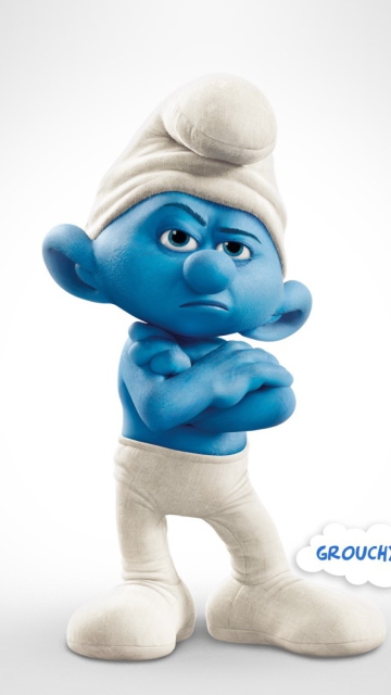 Das Grouchy Smurf Wallpaper 360x640