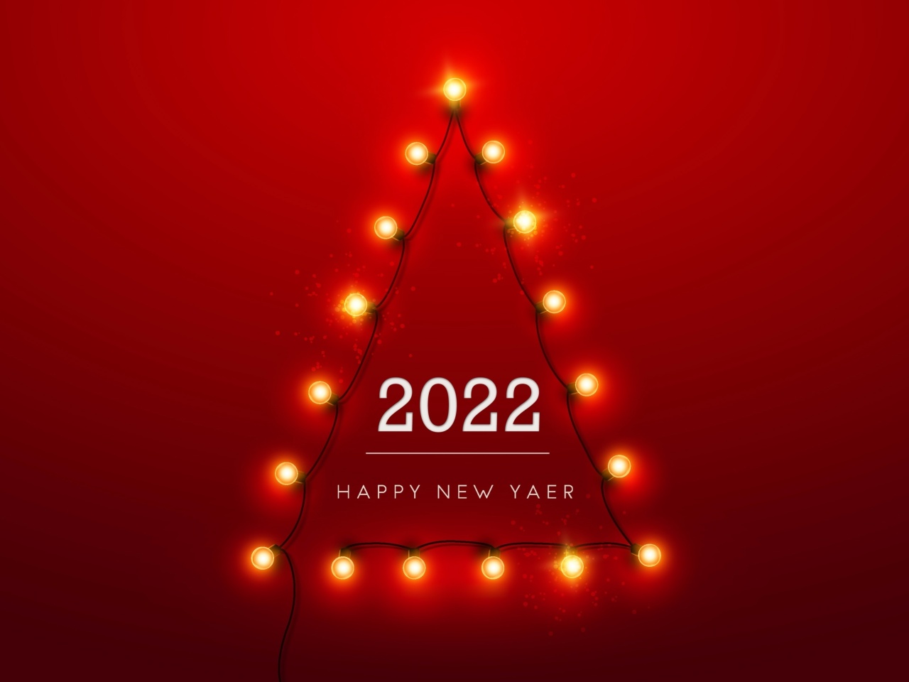 Happy New Year 2022 wallpaper 1280x960
